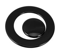 IWOWHERO Chapeaux De Brûleur Pour Cuisinière à Gaz, Jeu 2 Pièces, Couvercles Universels En Métal, Accessoires Pour Plaque De Cuisson à Gaz, Maintien De Flamme Stable, Compatible Cuisine Domestique