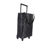 IWOWHERO Chariot Courses Pliable Étanche avec Compartiment de Rangement Trolley à roulettes Réglable Compact et Portable Caddie Multifonction pour Courses et Voyages