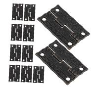 IWOWHERO Charnières pour Boîtes en Bois 24 Pièces Charnières Décoratives Style Ancien en Métal et Coffrets Ferrures pour Tiroirs et Bibliothèques Usage Bricolage et Restauration