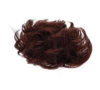 IWOWHERO Chignon Extension De Cheveux Humains Ondulé Décoiffé Pour Femme Chignons Postiche Cheveux Humains Postiches Pour Femmes Faux Postiches