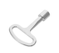 IWOWHERO Clé Multifonctionnelle pour Vanne de Gaz 27 Pouces en Alliage de Zinc Compatible 1/4 et 5/16 Outil Compact pour Compteur d'Eau Armoire Électrique et Purgeur de Radiateur