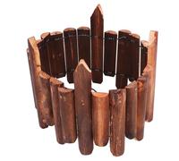 IWOWHERO Clôture de Jardin en Bois Traité Anti-Corrosion 20/25 X 120 CM Bordure Décorative pour Parterres de Fleurs Clôture Extérieure pour Cour et Jardin Protection Solide pour Potager