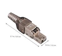 IWOWHERO Connecteur Ethernet Cata Or Sans Outil Fiche Modulaire Stable et Renforcée pour Câble Réseau PC Routeur Smart Tv avec Protection renforcée