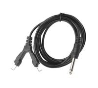 IWOWHERO Cordon à Clip Fil D'alimentation Intégré 2,5 m Silicone Noir Câble Machine Usage Professionnel Compatible Nombreuses Machines