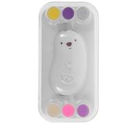 IWOWHERO Coupe-ongles Opération Pratique avec 6 Têtes de Meulage Électrique pour Bébé Lampe LED Intégrée Plastique Solide pour Soin des Ongles Délicat