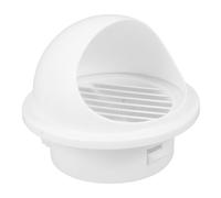 IWOWHERO Couvercle de Ventilation Plastique Rond pour Mur Capuchon Évent Aux Intempéries pour la Circulation de Air et Protéger Votre Système de Ventilation