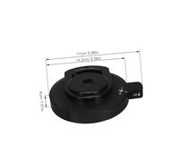 IWOWHERO Couvercle Réutilisable pour Bol de Sorbetière Joint Étanche Compatible Machines à Glace Entretien Facile et Accessoire de Remplacement pour Sorbetière