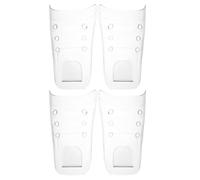 IWOWHERO Couvre-Chaussures de Coiffeur Transparents en Plastique Réutilisables Taille 41-44 Lot de 2 Paires Protection Anti-Poils et Protection Étendue pour Salon de Coiffure et Usage