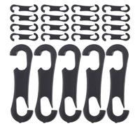 IWOWHERO Crochets Plastique 100pcs pour Housses de Siège Auto avec Double Extrémité pour Fixation Facile dans l'Intérieur de Voiture et Protection Pare-Neige