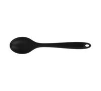 IWOWHERO Cuillère Silicone Multifonction pour Cuisine et Pâtisserie Petite Cuillère Ergonomique pour Assaisonnement et Mélange Noire Résistante Chaleur Ustensile Portable Polyvalent
