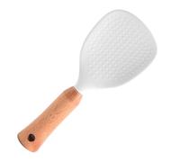 IWOWHERO Cuillère Silicone pour Riz avec Manche Spatule Antiadhésive Résistante Chaleur Ustensile Pratique pour Cuiseur Riz à et Restaurant