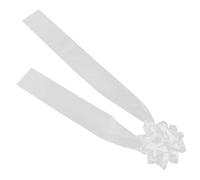 IWOWHERO Décoration De Voiture De Mariage Rubans De Fleurs Blanches Décoratives pour Événements De Mariage