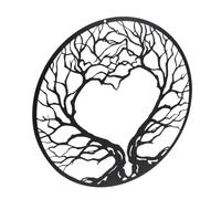 IWOWHERO Décoration Murale Fer Pour Plantes Sculpture Arbre Métallique Artisanale Accessoire Élégant Pour Salon Chambre Et Espace Extérieur Pour Ajouter Une Touche Naturelle à Votre