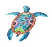 IWOWHERO Décoration Murale Tortue Art De Mur Suspendu Pour Intérieur Et Extérieur Pour Jardin Et Salon Résistant Aux Intempéries Détails Étonnants