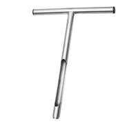 IWOWHERO Échantillonnage de Sol Acier Inoxydable avec Poignée T Ergonomique Outil pour Analyse Agricole et Entretien de Pelouse Facile à Nettoyer