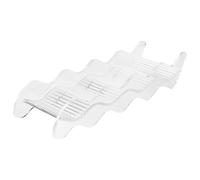 IWOWHERO Échelle en Acrylique Ondulée pour Hamster Cage, Rampe D'accès Détachable Maximisant l'espace, Décoration et L'amusement des Petits Animaux
