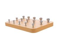 IWOWHERO Écroues En Bois Et Panneaux De Boulon Pour Réadaptation Coordination Des Yeux Entraîneurs Exercice De Doigt Outils De Réhabilitation À La Main