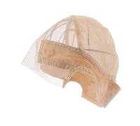 IWOWHERO Elastic Mesh U-shaped Wig Cap With Adjustable Straps Breathable Lace Hair Net For Women Hair Weaving And Wig Making Accessories Firm Hold And Comfortable Fit