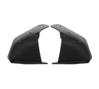 IWOWHERO Embouts de Protection en Cuir pour Chaussures de Skating, Protège Orteils à 4 Trous pour Roller Skates, Fixation Stable et Protection des Extrémités en Noir
