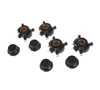 IWOWHERO Ensemble de 4 Coupleurs de Base pour Bouilloire Électrique à Contrôle de Température, Compatible Ac90-250v, Connecteur Thermostat Sécuritaire, Accessoire Remplacement Polyvalent