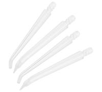 IWOWHERO Ensemble de 4 Embouts de Rechange pour Hydropulseur Buccal, Têtes de Rechange pour Jet à Eau avec Nettoyage Approfondi et Élimination Plaque Dentaire