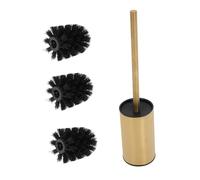 IWOWHERO Ensemble de brosses de Toilette dorées avec Support en Acier Inoxydable kit de Brosse et de Support Multifonction pour Cuvette de Toilette de Salle de Bain