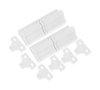 IWOWHERO Entretoises de Charnière en Nylon Plastique 50 Pcs, Rondelles pour Charnières Hydrauliques Grand et Moyen Rayon, Cale D'espacement 53x40 Mm, Joint de Fermeture Amortie