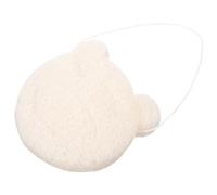 IWOWHERO Éponge De Bain Pour Bébé En Forme D'ourson Éponge De Pour Tout-petits Coussin De Bain Exfoliant Pour Bébé