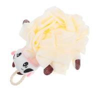 IWOWHERO Éponge de Bain pour Garçon et Filles de Vache, Loofah de Ultra Douce, Petite Taille, Couleur Blanche et Noire, de Bain Ludique et Accessoire pour Garçons et Filles, Pouf Animaux