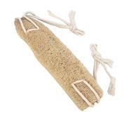 IWOWHERO Éponge Luffa Naturelle Longue Beige avec Sangle pour Brosse Dos Exfoliante et Séchage Rapide Accessoire Bain pour Gommage Corps Soins Quotidiens