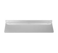 IWOWHERO Étagère Murale Flottante en Acier Inoxydable 16 Pouces Argenté | Support Mural pour Pot de Succulente et Jardinière, Charge 44 Lb, Entrée et Salle de Bain