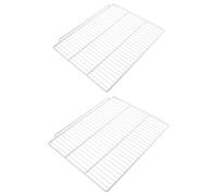 IWOWHERO Étagères Métalliques de Réfrigérateur 2 Pcs Séparateurs Horizontaux en Maille Métallique 45X35 CM Remplacement Grille de Congélateur Optimisent Rangement et Circulation D’Air