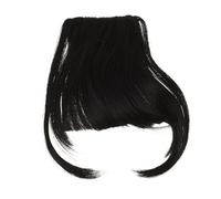 IWOWHERO Fausse Frange Aérienne à Clipser 1 Pièce Cheveux Synthétiques Style Européen et Américain Facile à Utiliser Cosplay Occasions Spéciales