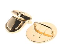 IWOWHERO Fermoir à Boucle Grand Format en Métal Doré pour Fermeture de Paquet à Main et Portefeuille, Accessoire de Quincaillerie pour Cartable et Paquet à Dos
