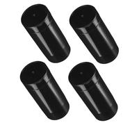 IWOWHERO Flacons Vides Voyage Rechargement Facile en ABS Noir pour Déodorant Lot de 4 Design Compact et Élégant