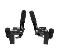 IWOWHERO Frein à Main pour Fauteuil Roulant, Système Double, Métal Noir | Mécanisme de Stationnement Renforcé, Prise Ergonomique, Usage Maison ou Hôpital, pour Fauteuil Manuel