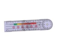 IWOWHERO Goniomètre Médical Portable Rigide pour Mesure Précise des Angles Orthopédiques et Évaluation Douleur Règle Multifonctionnelle Stable et Professionnelle