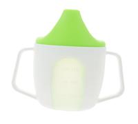 IWOWHERO Gourde pour Garçon et Filles 150ml en Pp Vert, Gobelet D'apprentissage Étanche avec Design Hermétique, pour Bébé et Tout-petit à Utiliser Quotidien