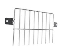 IWOWHERO Grille de Protection de Gouttière en Acier Inoxydable 155X12 CM Filtre Latéral Anti-Obstruction pour Balcon et Sol Crépine Anti-Bouchage Vis de Fixation Filtre à Feuilles pour