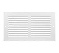 IWOWHERO Grille de Ventilation Murale Esthétique Moderne en Métal Blanche 35x20 Cm Filtre Maille Facile à Entretenir pour Installation Plafond et Maison