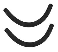 IWOWHERO Housse En Mousse Pour Poignée De Poussette Bébé, Protection Noire Éponge Confortable, Manchon Barrière Antidérapant, Adaptée Poussette Et Landau, Lot De 2 Pièces