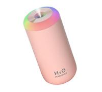 IWOWHERO Humidificateur Air USB avec Diffuseur Arômes LED Coloré Mini Purificateur Air pour Voiture et Bureau Brumisateur Continu Longue Durée Chambre et Espace de Travail