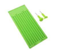 IWOWHERO Kit Daccessoires Pour Aveugles Stylet À 9 Rangées Et 28 Cellules Dans Un Outil Décriture