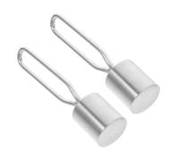 IWOWHERO Kit de 2 Poids D’Équilibrage pour Broche de Rôtisserie en Acier Inoxydable 180G Contrepoids pour Barbecue pour Viandes Inégales et Sorties Camping