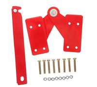 IWOWHERO Kit de Charnière Aluminium pour Échelle Pliante de Rechange Robuste avec Vis et Tige Support Léger pour Escalier de Grenier Accessoire Écarteur et Fixation Stable pour Escabeau