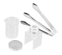 IWOWHERO Kit de Fabrication de Gloss à Lèvres Soi-même pour Réparer les Rouges à Lèvres Cassés avec Moule en Silicone et Bécher Plastique, Design Portable la Maison