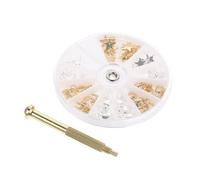 IWOWHERO Kit de Manucure Percage Ongles avec Pendants et Outils Percage Accessoires Nail Art Pratiques et Durables pour Débutants et Professionnels