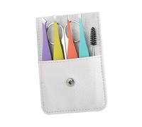 IWOWHERO Kit de Sourcils Portable Coloré Ciseaux de Précision pour Sourcils Outils de Maquillage et Soin Unisexes Compact pour Voyage et Usage Quotidien