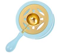 IWOWHERO Kit Réchauffeur de Cire Vintage Alliage Aluminium avec Cuillère Four de Fusion pour Cachet de Cire Artisanal Outil pour Scellement et Décoration Rétro