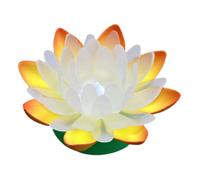 IWOWHERO Lampe Lotus LED Lumineuse Créative à Piles Lanterne Décorative Romantique pour Mariage Fête et Ambiance Extérieure Lumière Colorée Dégradée